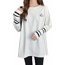 Amazon | [Nestkanina] ボーダー柄 ロンT ゆる 長袖 ビッグ